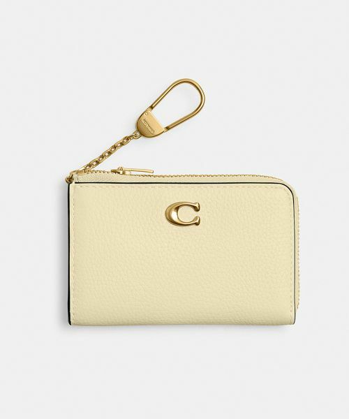 COACH/コーチ エッセンシャル Lジップ キー ケース BEIGE ONE COACH/コーチ エッセンシャル Lジップ キー ケース BEIGE ONE