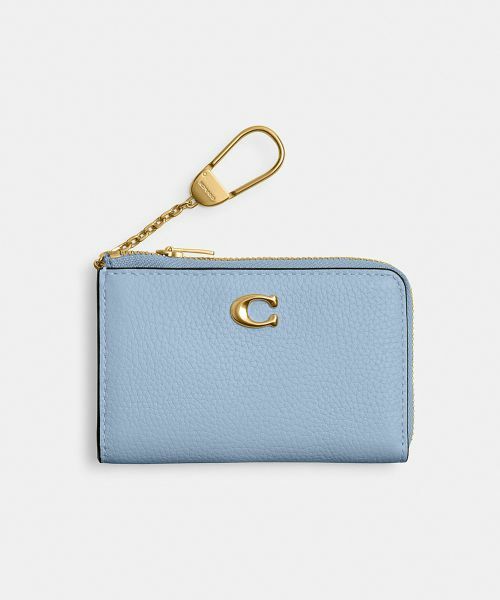 COACH/コーチ エッセンシャル Lジップ キー ケース BLUE ONE COACH/コーチ エッセンシャル Lジップ キー ケース BLUE ONE