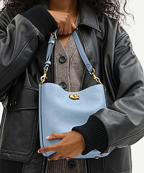 COACH/コーチ ウィロウ ソフト バケット バッグ 19 BLUE ONE COACH/コーチ ウィロウ ソフト バケット バッグ 19 BLUE ONE