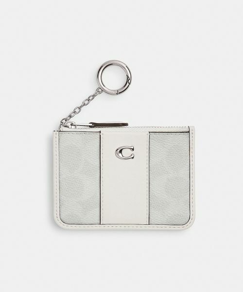 COACH/コーチ ミニ スキニー ID ケース・シグネチャー キャンバス WHITE ONE COACH/コーチ ミニ スキニー ID ケース・シグネチャー キャンバス WHITE ONE