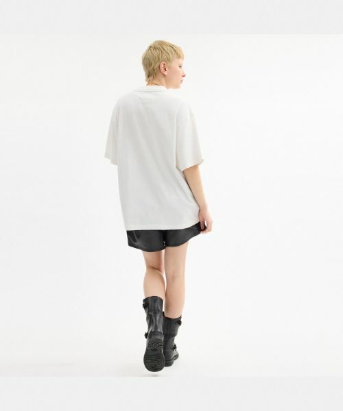 【 COACH 】カーシヴ エンブロイダード Tシャツ コットン カーシヴ コーチ エンブロイダード Tシャツ・オーガニック