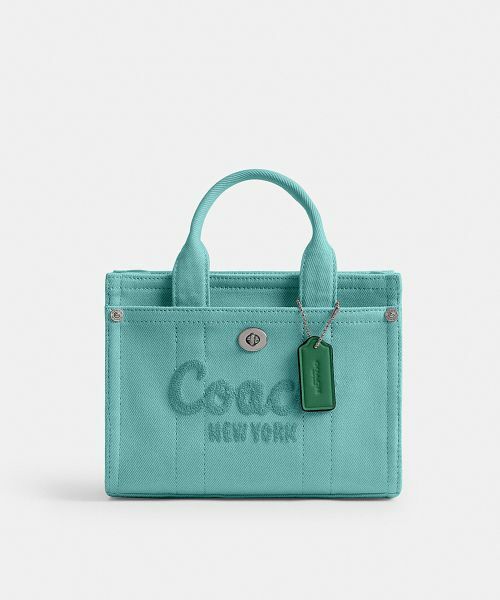 大人気♪【COACH】ペイズリー柄 カーゴトートバッグ20 ２WAY COACH☆カーゴ トート バッグ 20・ボウ/チェリー (Coach/トート