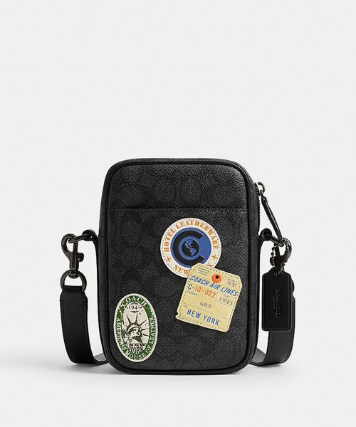 [大幅値下げ・美品] COACH コーチシグネチャーキャンバスショルダーバッグ COACH コーチ ショルダーバッグ シグネチャー キャンバス