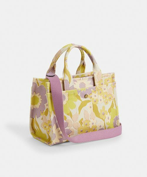 トートバッグ【COACH】カーゴ トート バッグ 20/フローラル COACH® | Cargo Tote Bag 20 With Floral Print