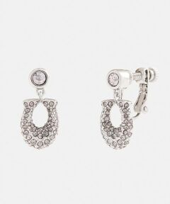 シグネチャー クリスタル パール スタッド ピアス （ピアス