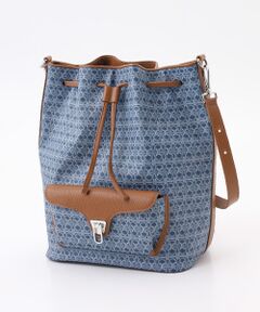 COCCINELLE / コチネッレ ショルダーバッグ | コチネッレ ビート ジェネレーション デニム コーテッド モノグラム ラージ