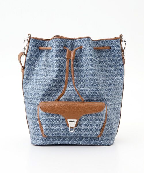 COCCINELLE / コチネッレ ショルダーバッグ | コチネッレ ビート ジェネレーション デニム コーテッド モノグラム ラージ | 詳細1