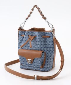 COCCINELLE / コチネッレ ショルダーバッグ | コチネッレ ビート ジェネレーション デニム コーテッド モノグラム スモール