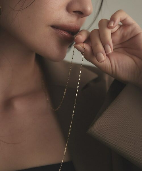 COCOSHNIK / ココシュニック ネックレス・ペンダント・チョーカー | K10フラワークロス（ロング） ネックレス | 詳細8