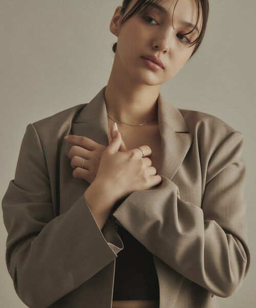 COCOSHNIK / ココシュニック リング | K10面取り パートナーリング（レディース） WG | 詳細11