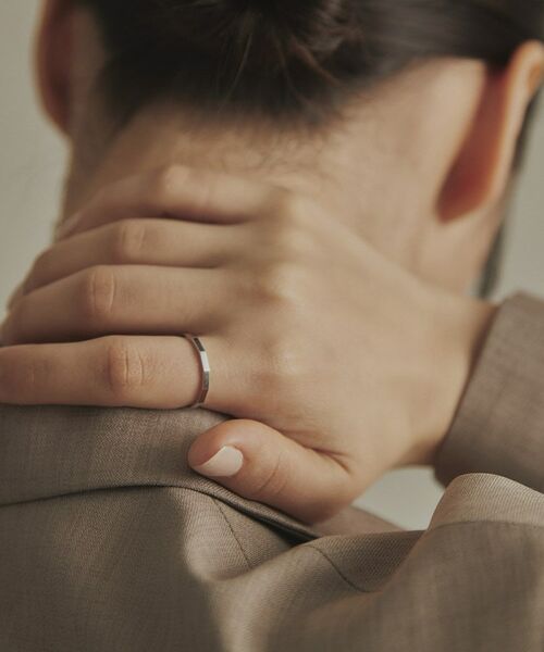 COCOSHNIK / ココシュニック リング | K10面取り パートナーリング（レディース） WG | 詳細7