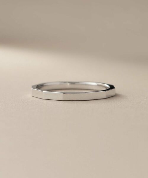 COCOSHNIK / ココシュニック リング | K10面取り パートナーリング（レディース） WG | 詳細8