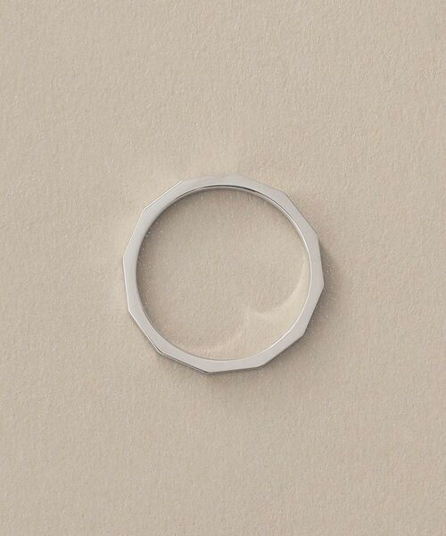 COCOSHNIK / ココシュニック リング | K10面取り パートナーリング（レディース） WG | 詳細9