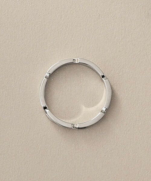 COCOSHNIK / ココシュニック リング | K10連続交差 パートナーリング（メンズ） WG | 詳細9