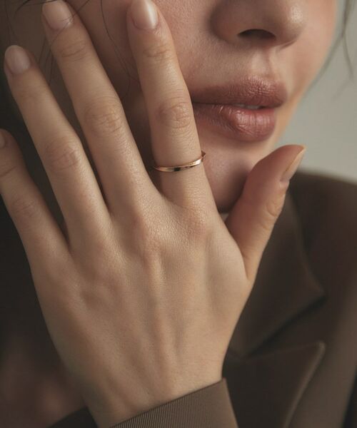 COCOSHNIK / ココシュニック リング | K10スクリューミル パートナーリング（メンズ） | 詳細8