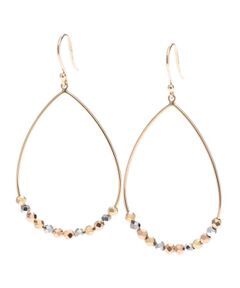 COCOSHNIK / ココシュニック ピアス・イヤリング | カットボールペアシェイプ(YG・WG・PG) フックピアスM