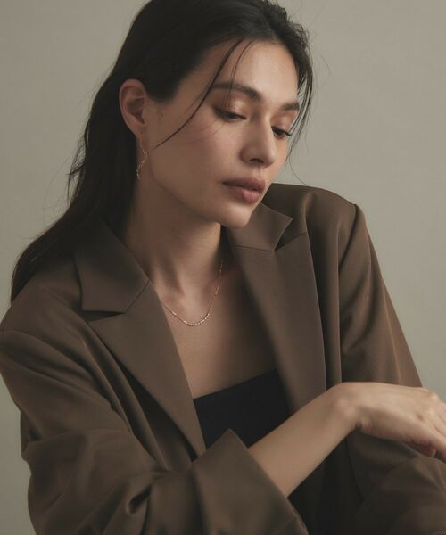 COCOSHNIK / ココシュニック ネックレス・ペンダント・チョーカー | K18ダイヤモンド グラデーション9石 ネックレス | 詳細8