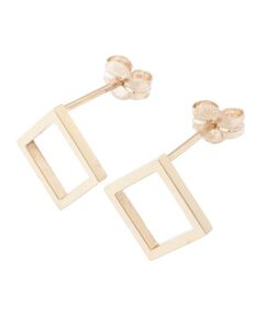 COCOSHNIK / ココシュニック ピアス・イヤリング | 平線スクエアモチーフ スタッドピアス小