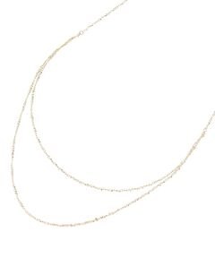 COCOSHNIK / ココシュニック ネックレス・ペンダント・チョーカー | 変形あずきドレープチェーン ロングネックレス