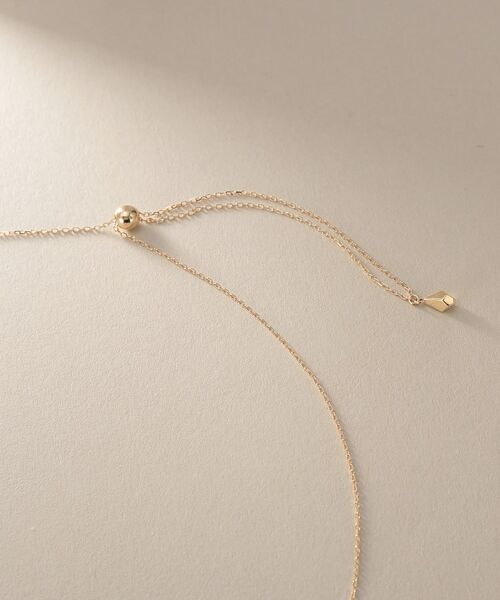 COCOSHNIK / ココシュニック ネックレス・ペンダント・チョーカー | K10スライドチェーン オーバーラップ ネックレス | 詳細13