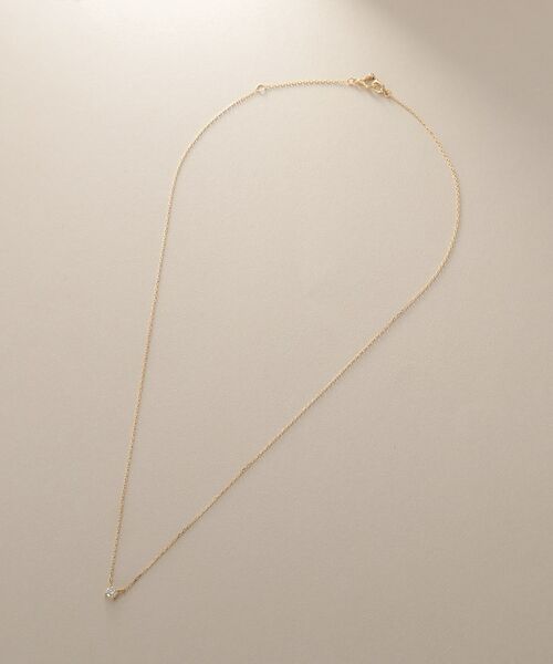 COCOSHNIK / ココシュニック ネックレス・ペンダント・チョーカー | K18ダイヤモンド爪留ネックレス大 | 詳細11