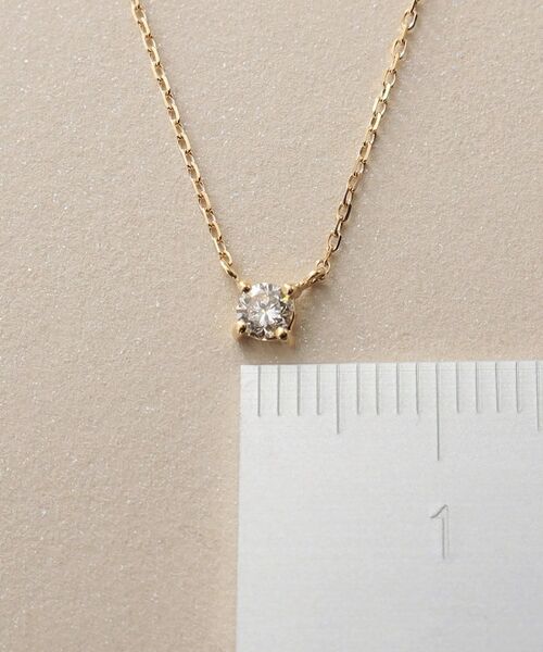 COCOSHNIK / ココシュニック ネックレス・ペンダント・チョーカー | K18ダイヤモンド爪留ネックレス大 | 詳細12