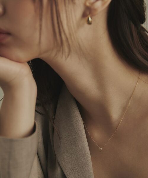 COCOSHNIK / ココシュニック ネックレス・ペンダント・チョーカー | K18ダイヤモンド爪留ネックレス大 | 詳細16