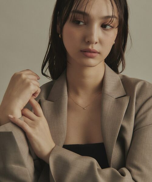 COCOSHNIK / ココシュニック ネックレス・ペンダント・チョーカー | K18ダイヤモンド爪留ネックレス大 | 詳細8