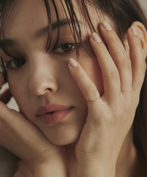 COCOSHNIK / ココシュニック リング | K18カットワーク極光 リング（ピンキー） | 詳細10