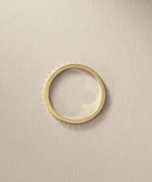 COCOSHNIK / ココシュニック リング | K18カットワーク極光 リング（ピンキー） | 詳細7