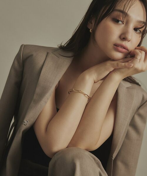 COCOSHNIK / ココシュニック リング | K18カットワーク極光 リング（ピンキー） | 詳細9