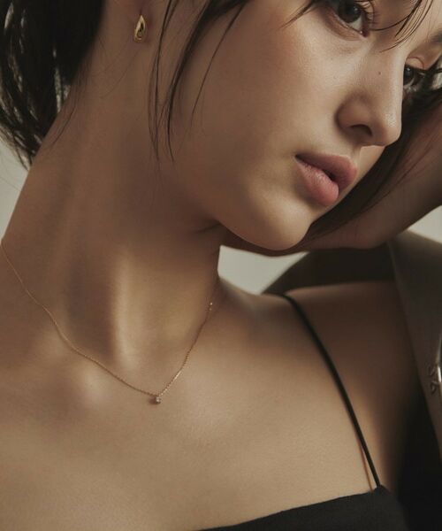 COCOSHNIK / ココシュニック ネックレス・ペンダント・チョーカー | K18ダイヤモンド 6本爪 ネックレス（小） | 詳細14