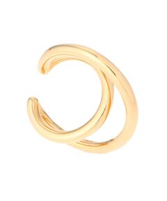 COCOSHNIK / ココシュニック ピアス・イヤリング | シルバー オーバルクロス イヤーカフ小 GP