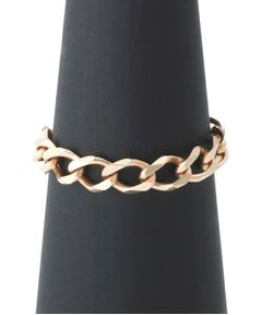 COCOSHNIK / ココシュニック リング | K10粗キヘイ チェーンリング