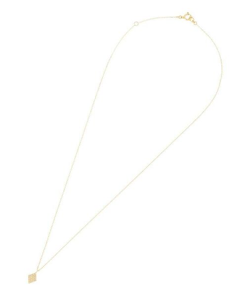 COCOSHNIK / ココシュニック ネックレス・ペンダント・チョーカー | K18ダイヤモンド パヴェひし形 ネックレス小 | 詳細2