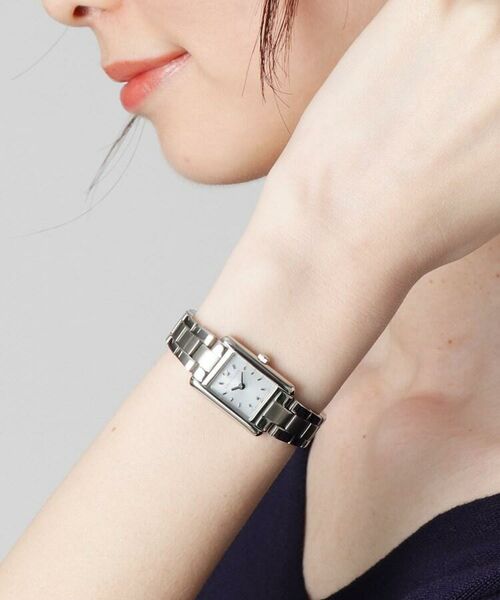 《最安値!》シルバーxクリスタル装飾♪スクエア腕時計/MK5674