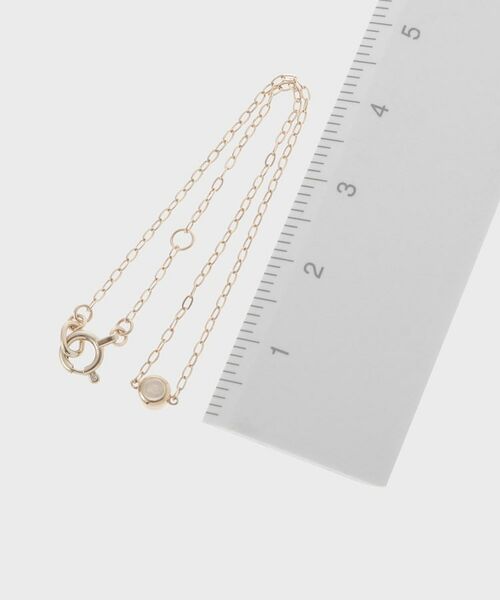 COCOSHNIK / ココシュニック ブレスレット・バングル | 【WEB限定】K10スピリチュアルストーン（ムーンストーン）ブレスレット | 詳細3