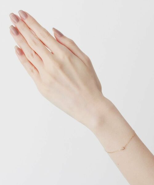 COCOSHNIK / ココシュニック ブレスレット・バングル | 【WEB限定】K10スピリチュアルストーン（ムーンストーン）ブレスレット | 詳細4