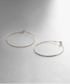 COCOSHNIK / ココシュニック ピアス・イヤリング | K10ストロービーズ フープピアス大