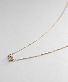 COCOSHNIK / ココシュニック ネックレス・ペンダント・チョーカー | K18ダイヤモンド バゲットカットオルタネイト ネックレス