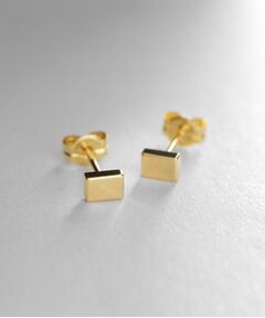 COCOSHNIK / ココシュニック ピアス・イヤリング | K18レクタングル スタッドピアス