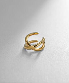 COCOSHNIK / ココシュニック ピアス・イヤリング | シルバー 月甲クロス イヤーカフ