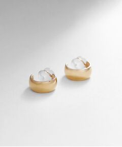 COCOSHNIK / ココシュニック ピアス・イヤリング | K10平甲 フープイヤリング