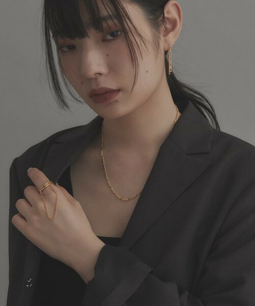 COCOSHNIK / ココシュニック ネックレス・ペンダント・チョーカー | シルバー デザインチェーン フィガロネックレス GP | 詳細17