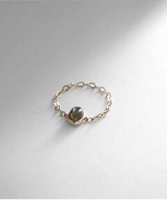 COCOSHNIK / ココシュニック リング | 【WEB限定】K10ラブラドライト チェーンリング