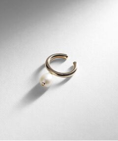 COCOSHNIK / ココシュニック ピアス・イヤリング | K10バロックパール スウィング イヤーカフ