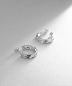 COCOSHNIK / ココシュニック ピアス・イヤリング | シルバー スモールフープ スクリューピアス