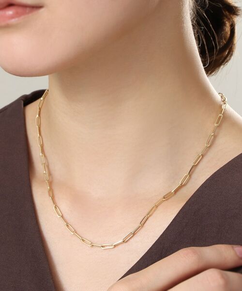 COCOSHNIK / ココシュニック ネックレス・ペンダント・チョーカー | K18中空イタリアングメット ネックレスS | 詳細12