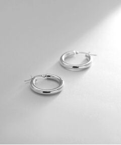 COCOSHNIK / ココシュニック ピアス・イヤリング | シルバー ホロウ フープピアスＳ