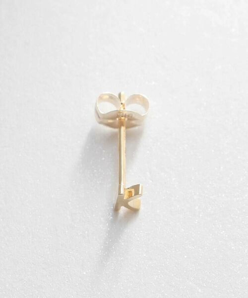 COCOSHNIK / ココシュニック ピアス・イヤリング | 【WEB限定】K10イニシャルＫ スタッドピアス（片耳用） | 詳細3